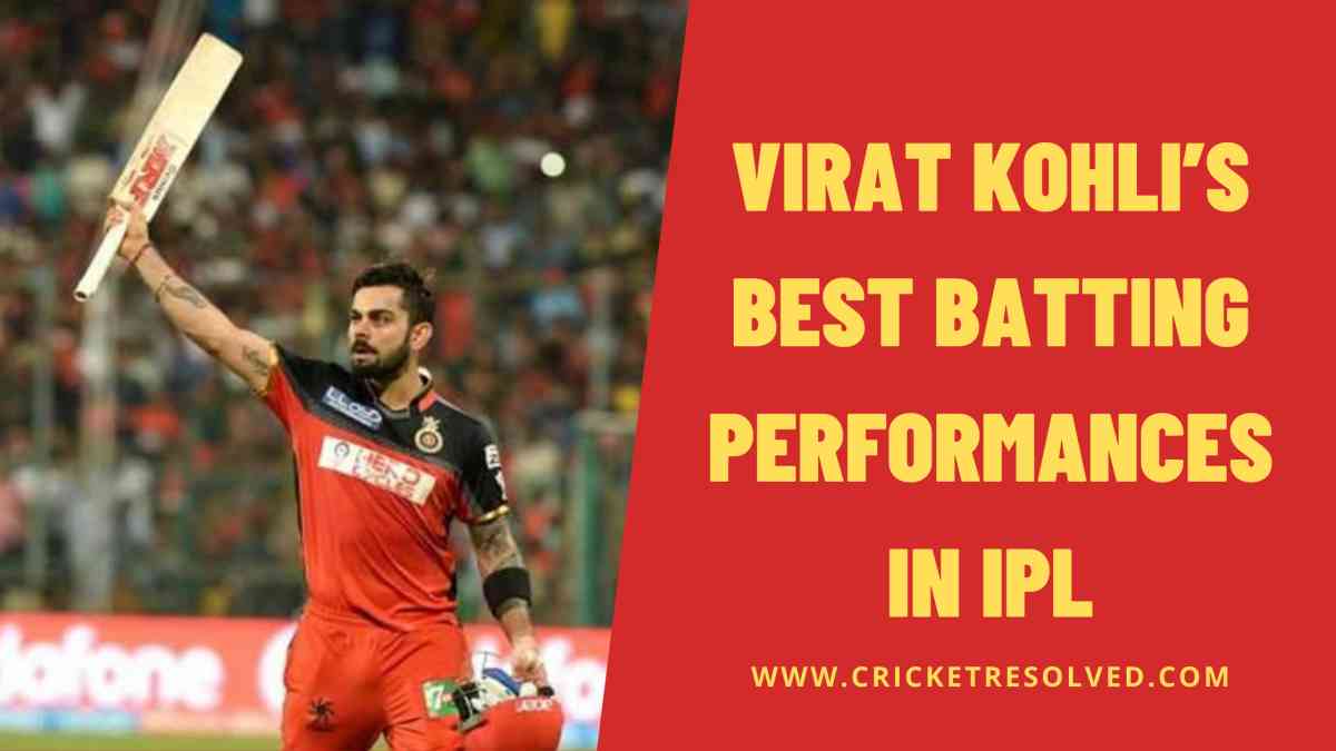 The 5 Best Batting Performances Of Virat Kohli In Ipl Cricket Resolved 5652