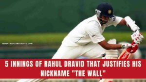 why is rahul dravid the wall