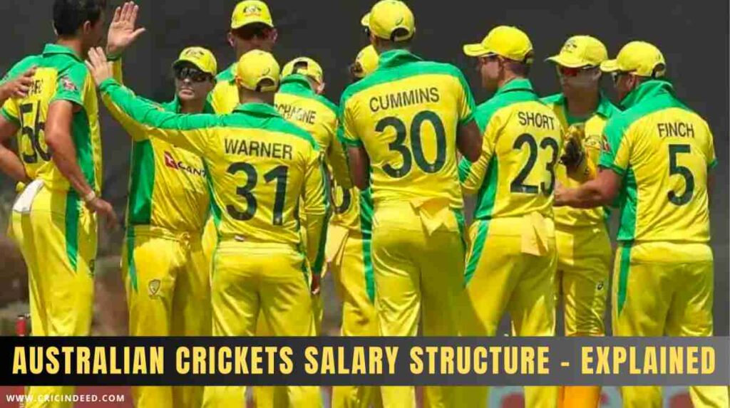 australian cricket players salary