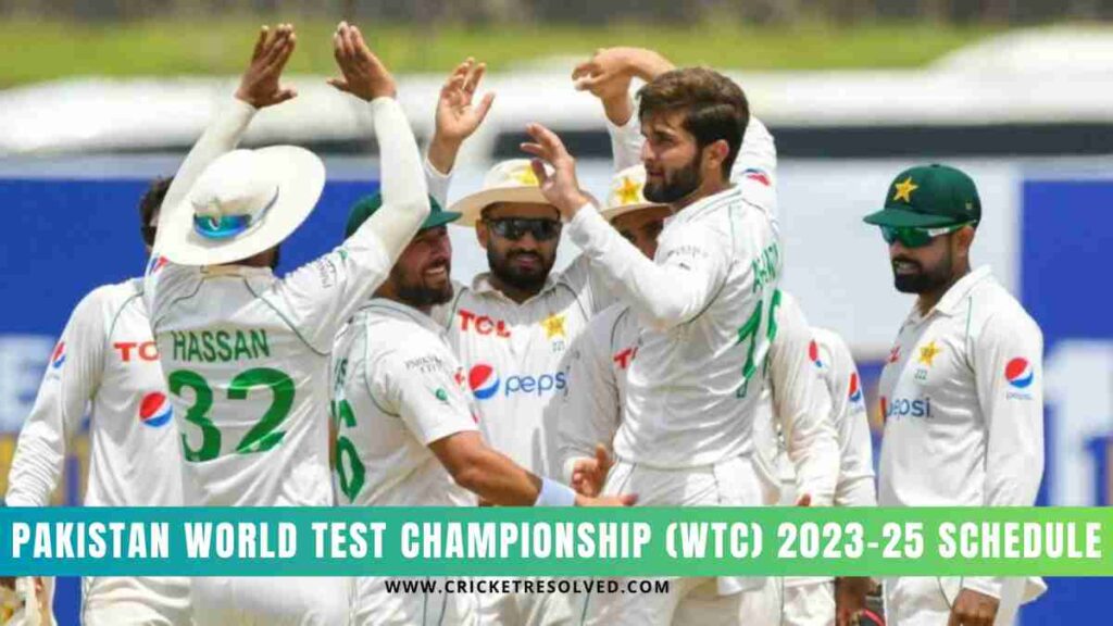 Pakistan World Test Championship (WTC) 2023-25 Schedule