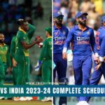 South Africa vs India 2023-24 Complete Schedule and Venues