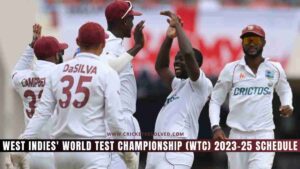 West Indies’ World Test Championship (WTC) 2023-25 Schedule