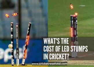 What's the Cost of LED Stumps in Cricket?
