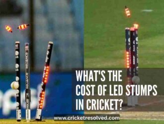 What's the Cost of LED Stumps in Cricket?