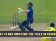 What is Obstructing the Field in Cricket?
