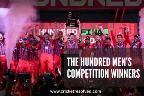 The Hundred Men’s Competition Winners List