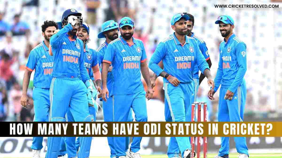 How Many Teams have ODI Status in Cricket?