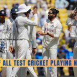 List of All Test Cricket Playing Nations