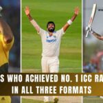 Players who Achieved No. 1 ICC Rankings in All Three Formats