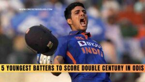 Youngest Batters to Score Double Century in ODIs