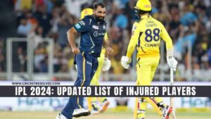 IPL 2024: Updated List of Injured Players (Team-wise)