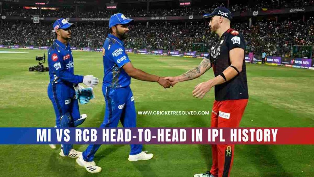 MI vs RCB Head-to-Head in IPL History