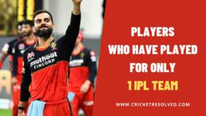 Players Who Have Played for Only 1 IPL Team