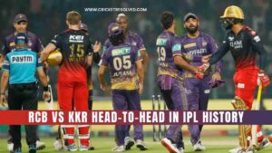 RCB vs KKR Head-to-Head in IPL History
