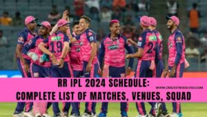 RR IPL 2024 Schedule: Rajasthan Royals Complete List of Matches, Venues, Squad