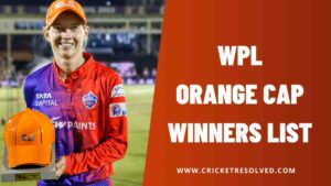 WPL Orange Cap Winners List