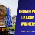 IPL Winners List from 2008 to Date