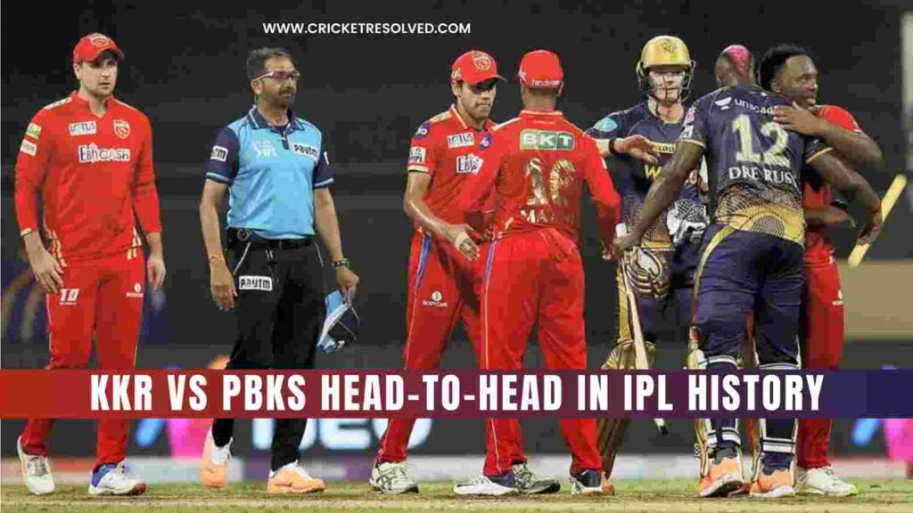 KKR vs PBKS Head-to-Head in IPL History