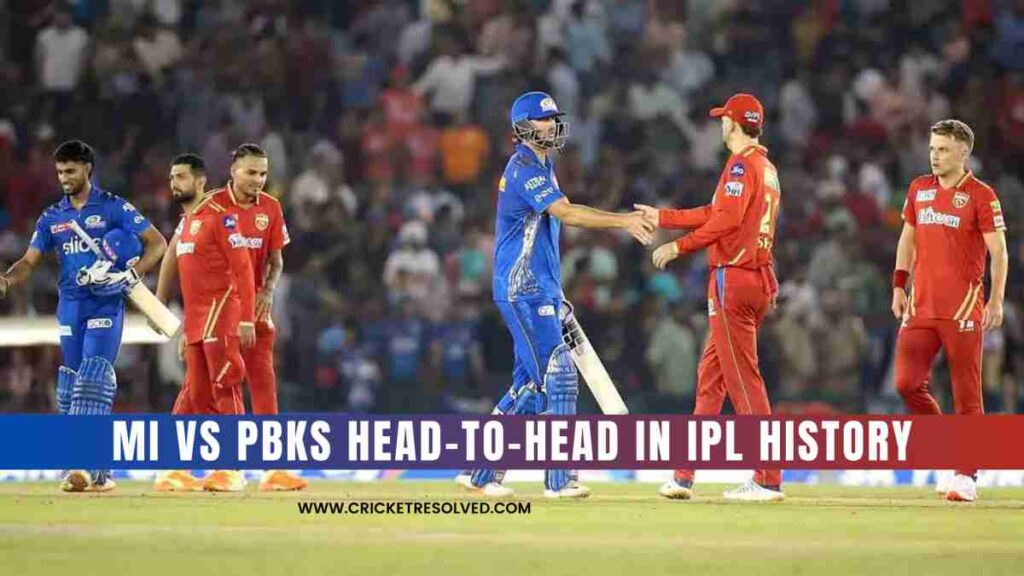 MI vs PBKS Head-to-Head in IPL History