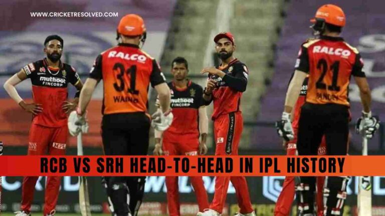 RCB vs SRH Head-to-Head in IPL History