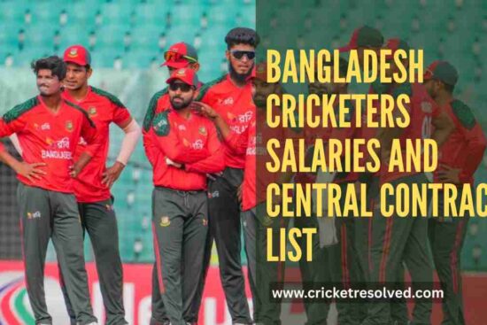 Bangladesh Cricketers Salaries and Central Contracts List
