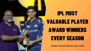 IPL Most Valuable Player Award Winners Every Season