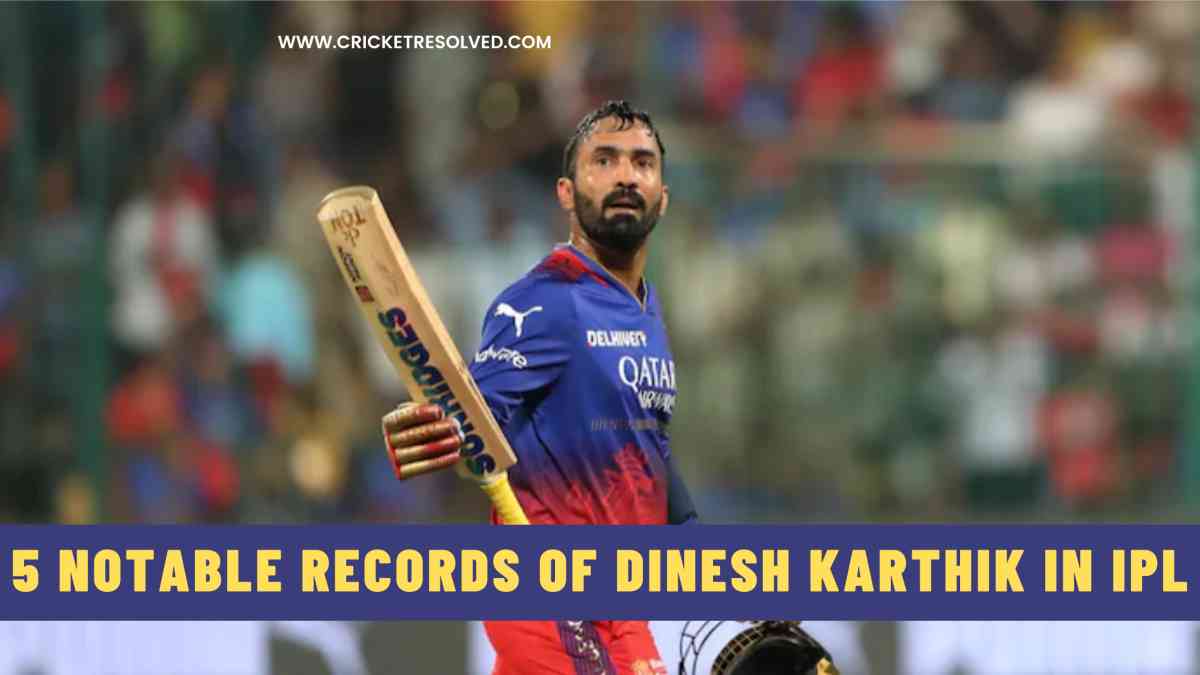 5 Notable Records of Dinesh Karthik in IPL