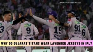 Why do Gujarat Titans Wear Lavender Jerseys in IPL?
