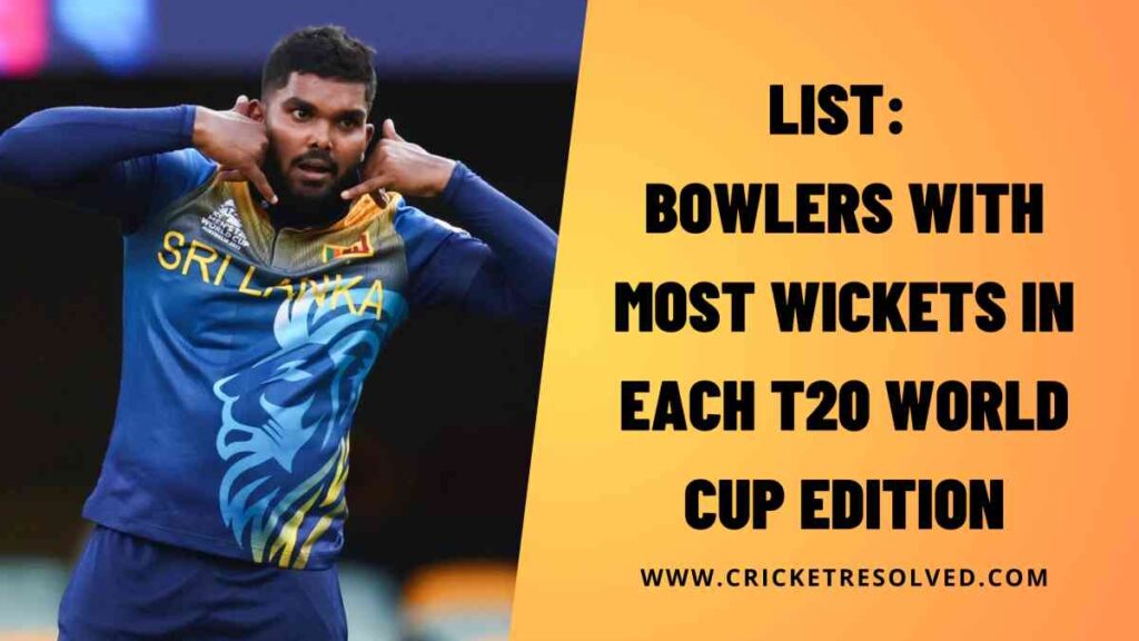 List: Bowlers with Most Wickets in Each T20 World Cup Edition