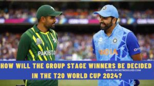 How will the Group Stage Winners be Decided in the T20 World Cup 2024?