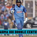 Rohit Sharma ODI Double Centuries List