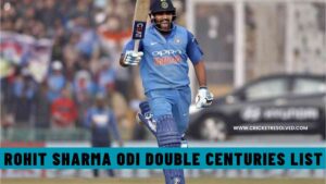 Rohit Sharma ODI Double Centuries List