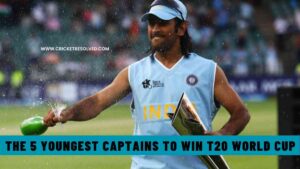 The 5 Youngest Captains to Win T20 World Cup
