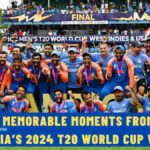 Memorable Moments from India’s 2024 T20 World Cup Win