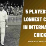 Longest Careers in International Cricket