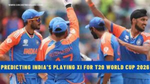 Predicting India’s Playing XI for T20 World Cup 2026
