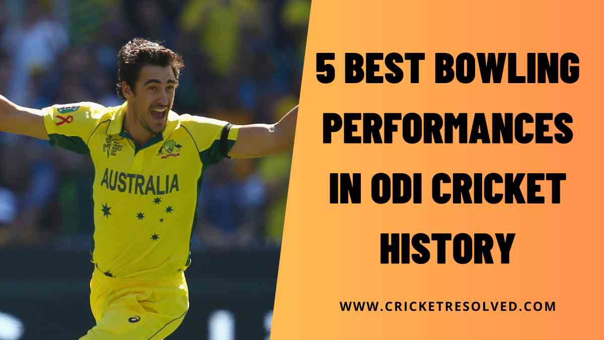 5 Best Bowling Performances in ODI Cricket History