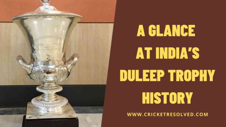 A Glance at India’s Duleep Trophy History