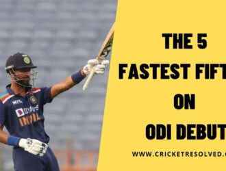 5 Fastest Fifties on ODI Debut