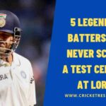 5 Legendary Batters Who Never Scored a Test Century at Lord’s