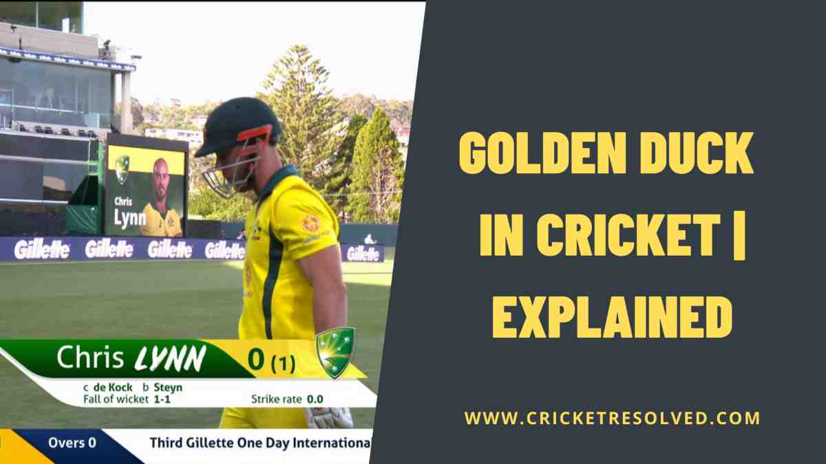 Golden Duck in Cricket | Explained