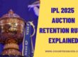 IPL 2025 Auction Retention Rules | Explained