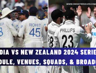 India vs New Zealand 2024 Series: Schedule, Venues, Squads, & Broadcast Details