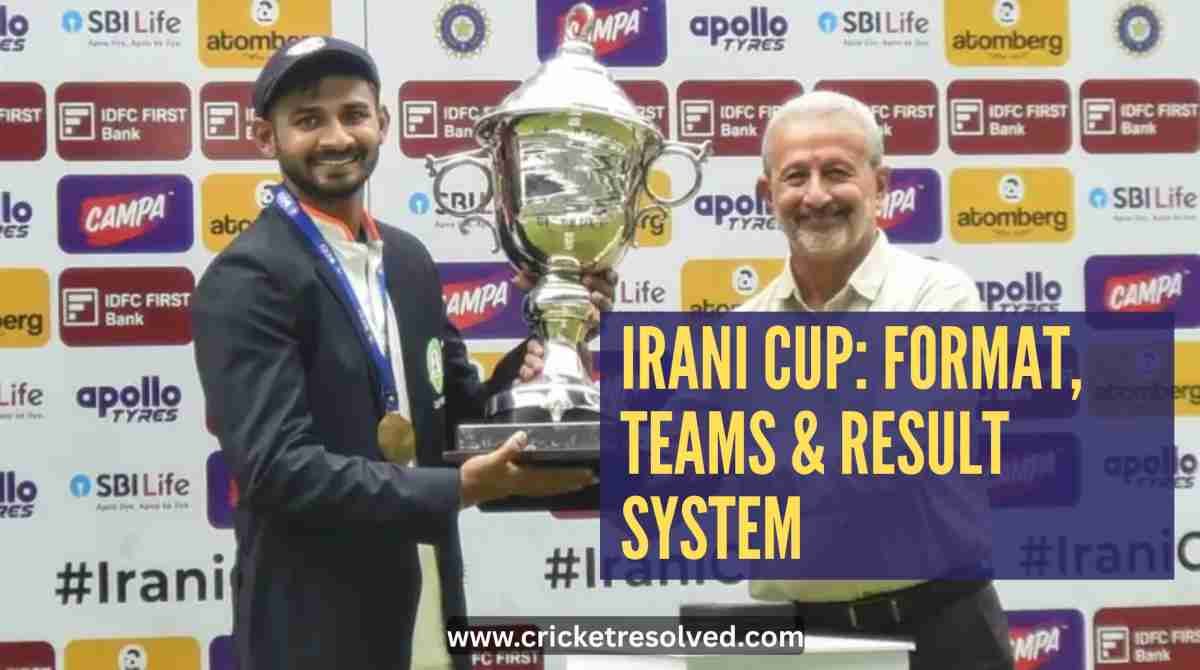 Irani Cup: Format, Teams & Result System | Explained