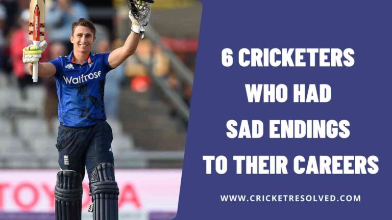 6 Cricketers Who had Sad Endings to their Careers