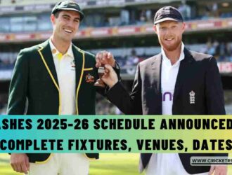 Ashes 2025-26 Schedule Announced: Complete Fixtures, Venues, Dates