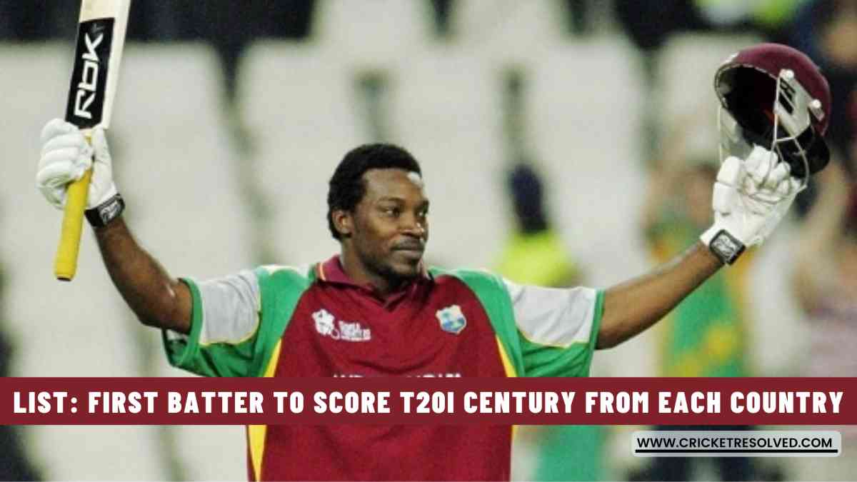 List: First Batter to Score T20I Century from Each Country