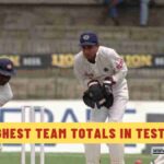 The 5 Highest Team Totals in Test Cricket