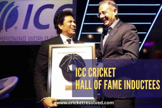 ICC Cricket Hall of Fame Inductees (Year by Year)