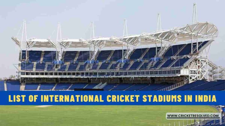 List of International Cricket Stadiums in India